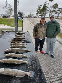 Wintertime Trout fishing is in full swin