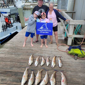 Redfish bite on fire!!