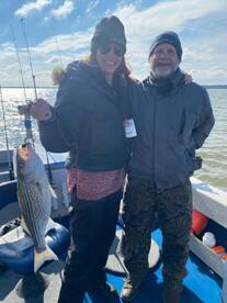 Lake Texoma Striper Fishing is on 