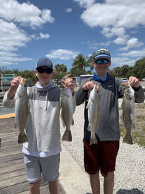 Trout bite on fire!!!