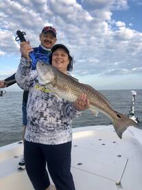 Trout, redfish, and flounder! 