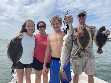 Redfish and Flounder