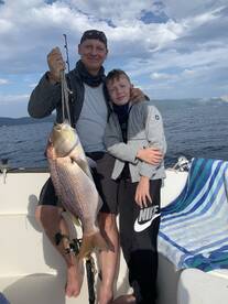 Son and a Father, great Fishing team