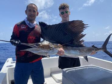 Sailfish landed 100% released