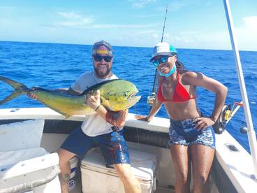 Huge Mahi on board