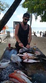 First time fighting a fish with just the