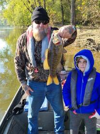 Cold front produced big fish. 