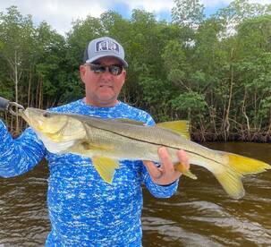 Light tackle snook battles