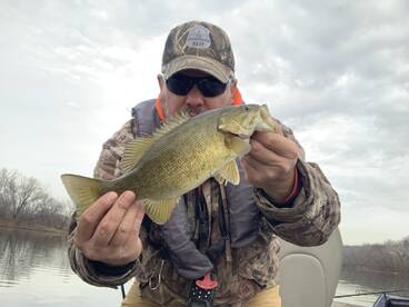 Cold water = fun river fishing