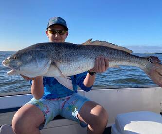 Giant Black Drum and Monster Redfish! 