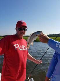 Multiple spot red drum.  Had over 12 spots which is very rare and not natural. 