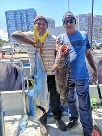 Great fish being caught