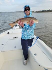 Spring redfish bite is on fire!