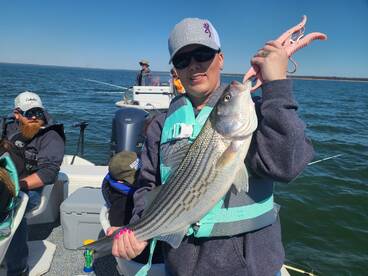 Texoma striper fishing 