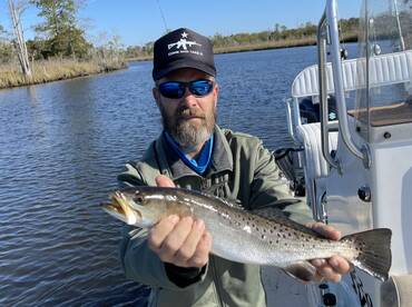 Safely released a nice slot speckled tro