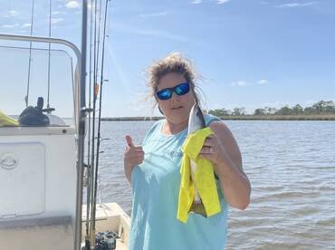 Winner, winner! Trout for dinner!!