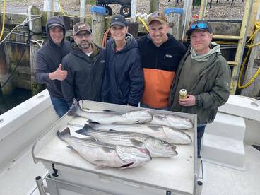 The striper fishing continues