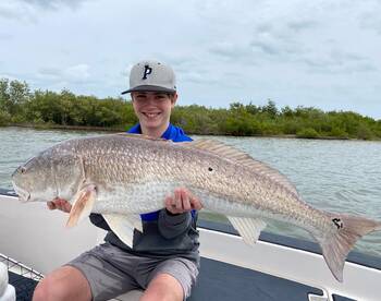Redfish bite continues! 