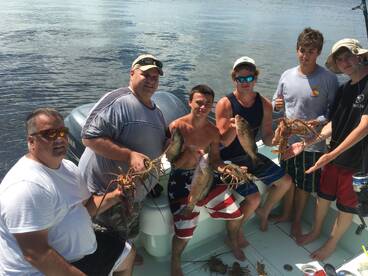 Reef fishing/ lobster diving. 