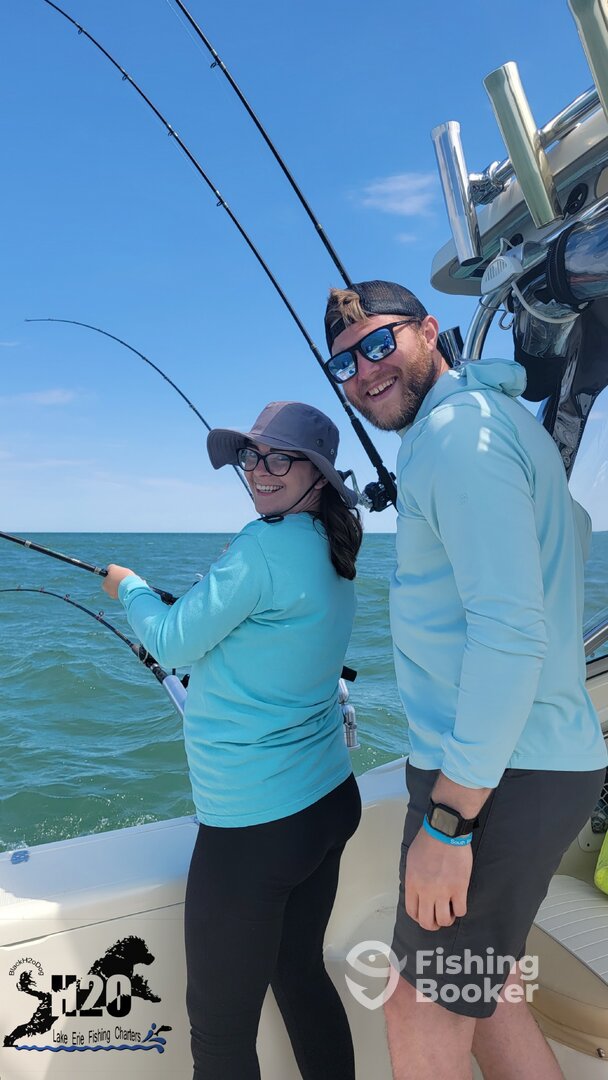 BlackH2oDog Charters Lake Erie Walleye