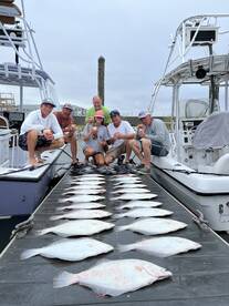 Flounder and Sea Bass wreck fishing trip