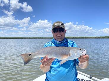 First ever sight fished red for client