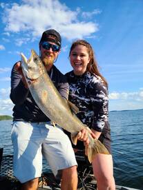 Jiggin for biggins on the broad lake!! ?