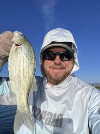 Fall white bass action starting