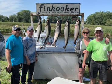 This morning’s catch of Salmon Saturday 