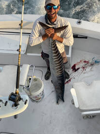 Beautiful wahoo Caught this morning