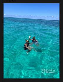 After the fishing nothing like taking a swim.