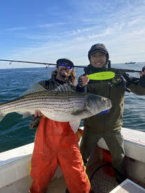 Spring striped bass Raritan Bay