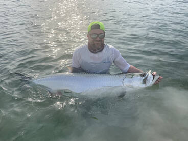 The tarpon bite is hot! 