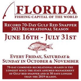 Red Snapper Season starts June 16th