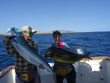 Fishing dorado Maio Island