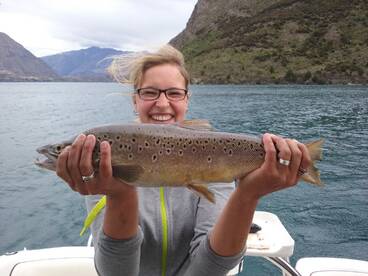 Fishing Lake Wanaka