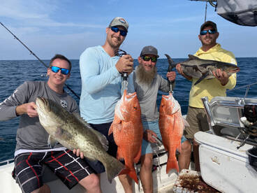 The offshore reef fishing has been great