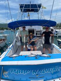  4 hr trip with Captain Tyrone and konch