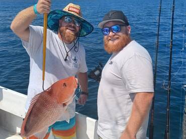 Big Red Snapper biting
