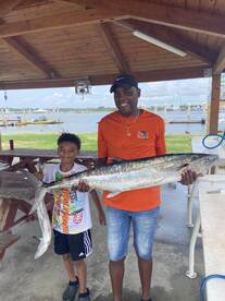 Awesome first kingfish!