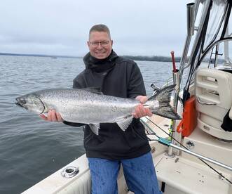 Chinook fishing is now open!   