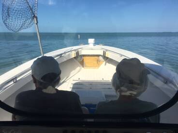 Relaxing on the way back from a great day fishing