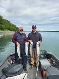 Some nice Kenai River Silver Salmon