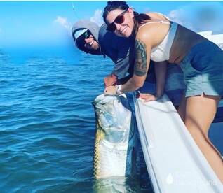 Late season tarpon and shark bite has be