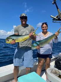 Mahi in the morning and tunas in the aft