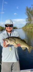 The iguana/bass hunts! 