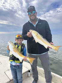 Birthday redfish under the birds!