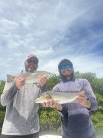 Redfish Bite on Fire
