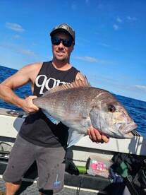 Big snapper on the chew!