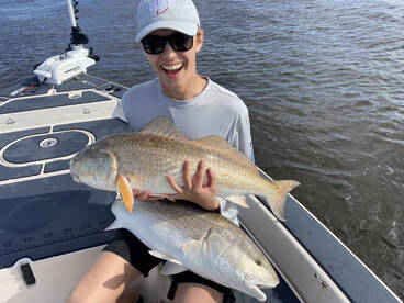 Fall redfish bite on fire! 